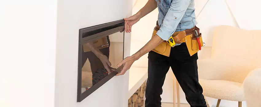 Metal Fireplace Installation in Abilene, Texas