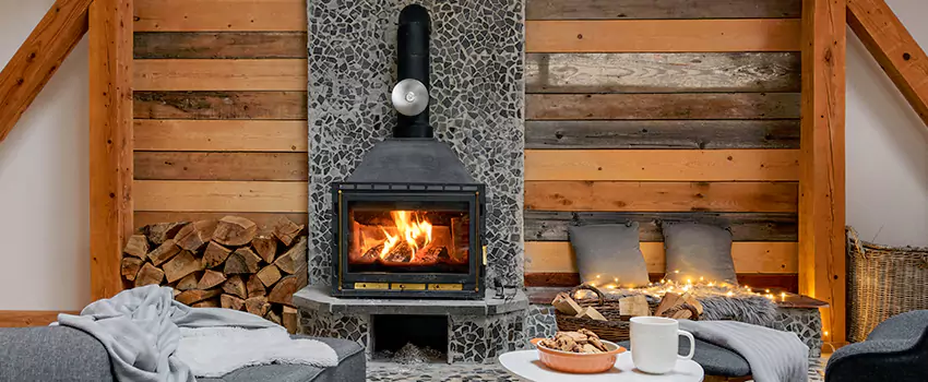 Thelin Hearth Products Direct Vent Gas Stove Fireplace Inspection in Abilene, Texas
